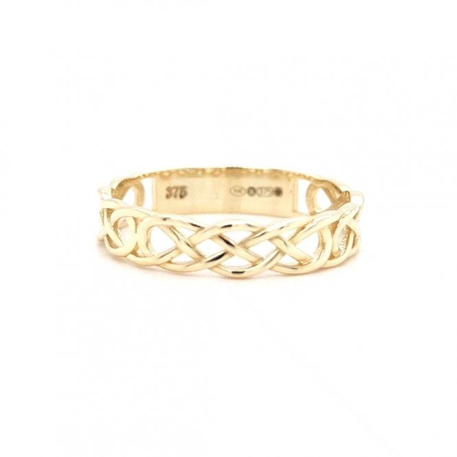 Faith 9ct Gold  Celtic Knot Band Ring