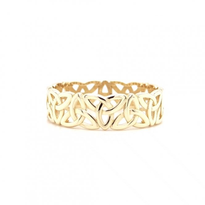 Faith 9ct Gold  Trinity Knot Band Ring