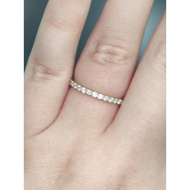 18ct Yellow Gold 0.30ct Total D/E Colour Round Brilliant Cut Claw Set LAB Grown Diamond Certified Ring  