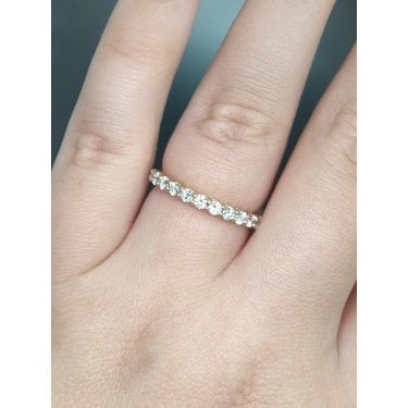 9ct Yellow Gold 0.50ct Total D/E Colour Round Brilliant Cut Claw Set LAB Grown Diamond Certified Ring