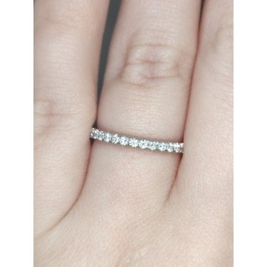 Platinum 0.45ct D/E Colour Total Round Brilliant Cut Claw Set LAB Grown Diamond Certified Ring