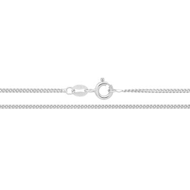 Sterling Silver Fine Curb Chain 16 inch 2.4g
