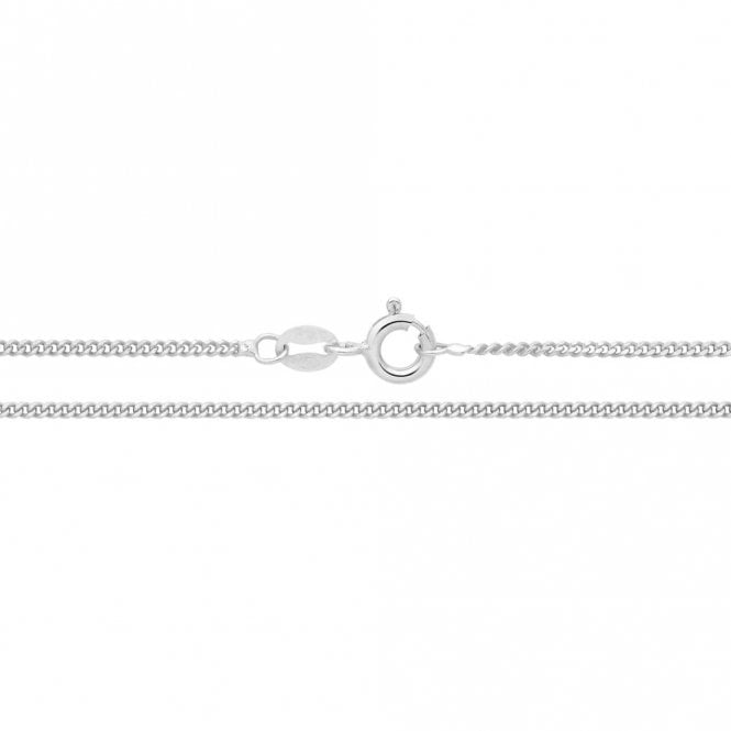 Faith Sterling Silver Sterling Silver Fine Curb Chain 24 inch 3.8g