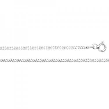Sterling Silver Flat Curb Chain 16 inch 1.4g