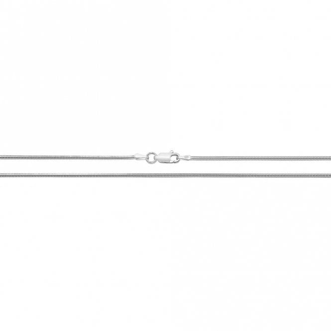 Faith Sterling Silver Sterling Silver Round Snake Chain 24 inch 7g