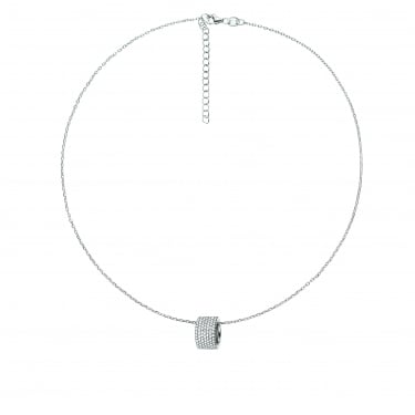 Folli Follie Silver Hoop Pendant