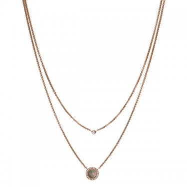 Fossil Classics Rose Gold Necklace