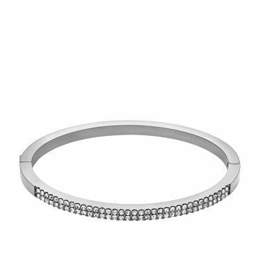 Fossil Ellis Pavé Glitz Stainless Steel Bangle 6.1 x 5cm