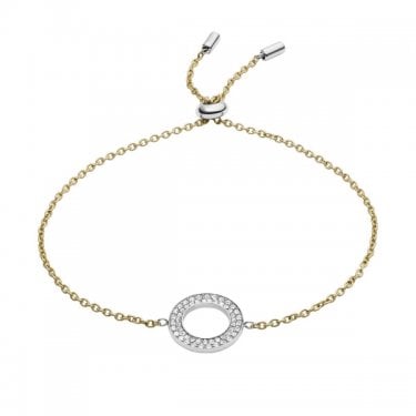 Fossil Vintage Glitz Yellow Gold Bracelet