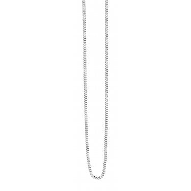 Fred Bennett Stainless Steel Diamond Cut Curb Chain 55cm