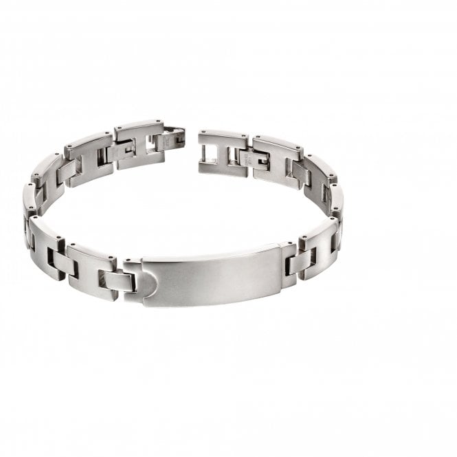 Fred Bennett  Stainless Steel ID Bar Bracelet 22cm