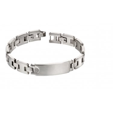 Fred Bennett Stainless Steel ID Bar Bracelet 22cm