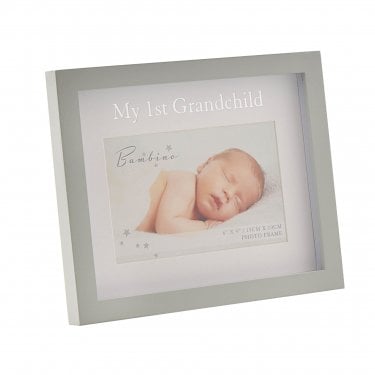 Bambino My First Grandchild Frame 6" x 4" in Lidded Gift Box 174 x 212mm
