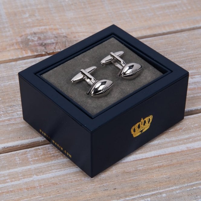 Harvey Makin  Rugby Ball Cufflinks 