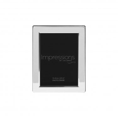 Impressions Silverplated Photo Frame Flat Edge 3.5" x 5"