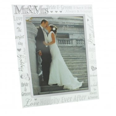 Juliana 8" x 10" Mirror 3D Words Wedding Frame