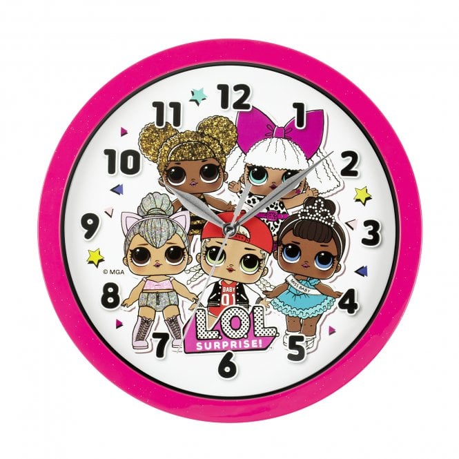Gifts LOL Suprise Pink Wall Clock 25cm
