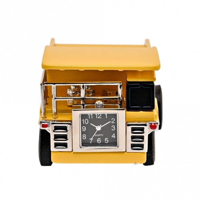 Gifts Miniature Dump Truck Clock 5.1cm x 9.6cm x 5cm