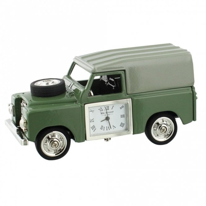 Gifts Miniature Green Four Wheel Drive Clock 43 x 95mm