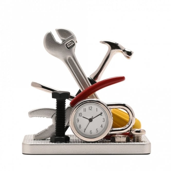 Gifts Miniature Tools Clock 7.2cm x 7.1cm 4.3cm