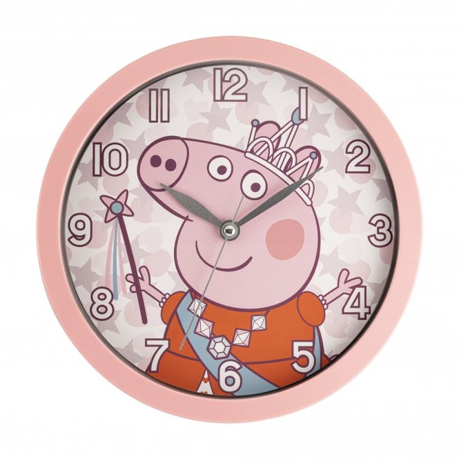 Gifts Peppa Pig Pink Wall Clock 25cm 