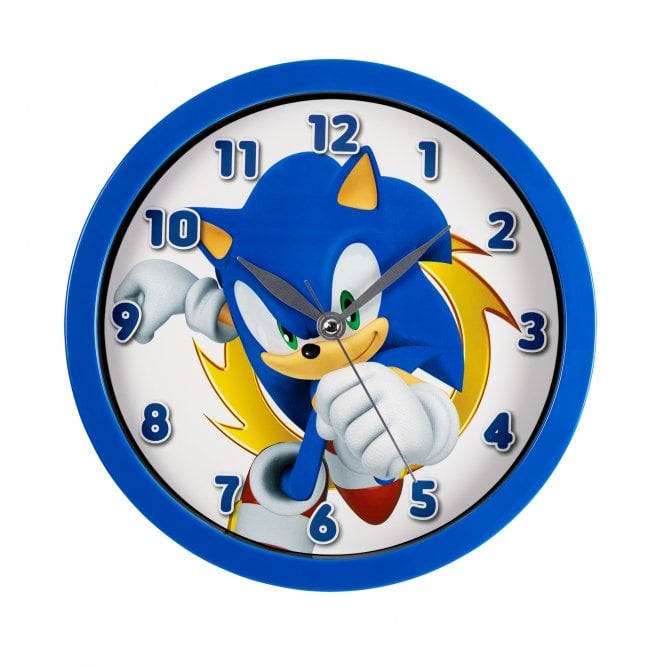 Gifts Sega Sonic The Hedgehog Blue Wall Clock 25cm