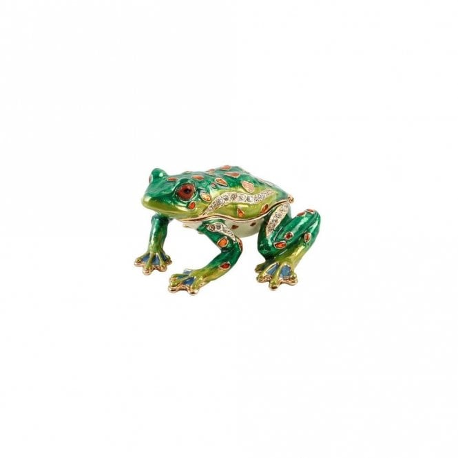 Gifts Treasured Trinkets - Frog About to Jump 37 x 61mm