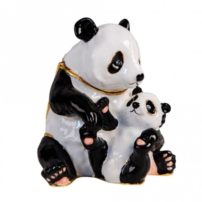 Gifts Treasured Trinkets - Panda & Baby 70 x 60mm