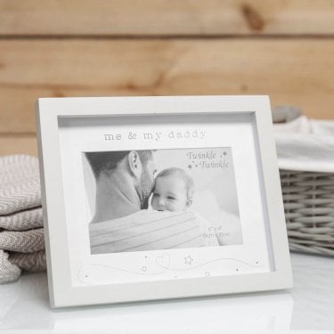 Twinkle Twinkle Me & My Daddy Photo Frame 6" x 4", 17.5 x 21.5 x 2.5cm