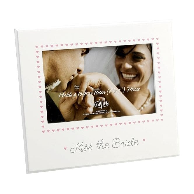 Gifts Widdop Petite Kiss The Bride Photo Frame 6
