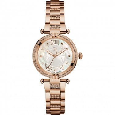Guess Collection Ladies Gc Cable Chic Rose Gold Watch