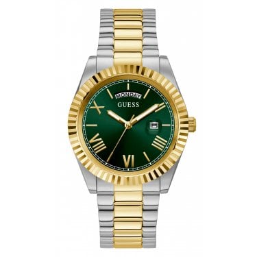 Guess Gents Connoisseur Two Tone Bracelet Strap Watch