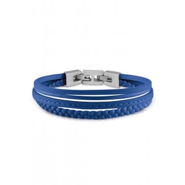 Guess Gents Malibu Blue Multi Strap Bracelet