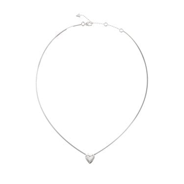 Guess Beloved CZ Heart Necklace 16-18"