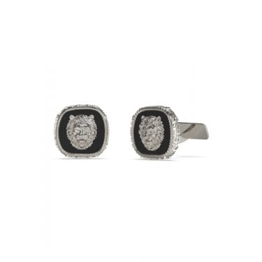 Guess Gents Lion King Coin Cufflinks 1.8 x 2.9cm