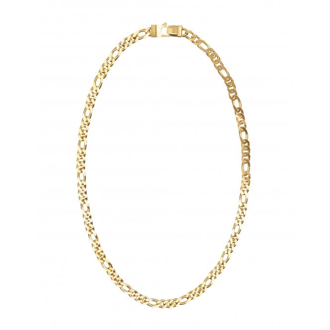 Guess Jewellery Guess Gents Lo Studio Alternated Chain Gold Tone Necklace 53.3cm