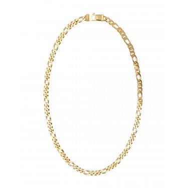 Guess Gents Lo Studio Alternated Chain Gold Tone Necklace 53.3cm