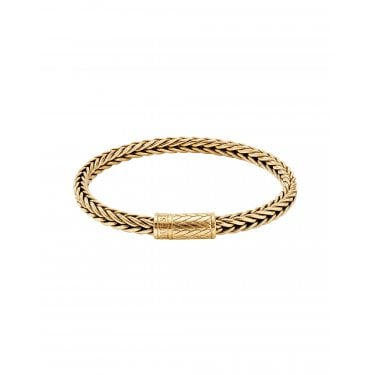 Guess Gents Lo Studio Gold Tone Chain Bracelet 19cm