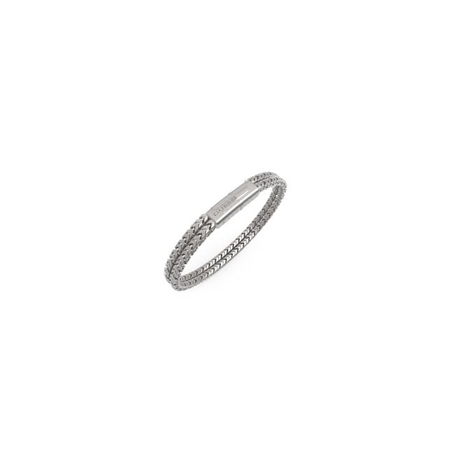 Guess Jewellery Guess Gents Sailor Knot Double Chain Bracelet 0.5cm, 21cm