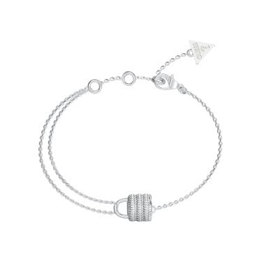 Guess Guess My Secret Mini Pavé Padlock Bracelet 22cm
