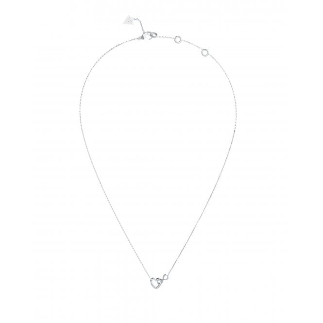 Guess Jewellery Guess Iconique CZ Infinity & Heart Necklace 16-18