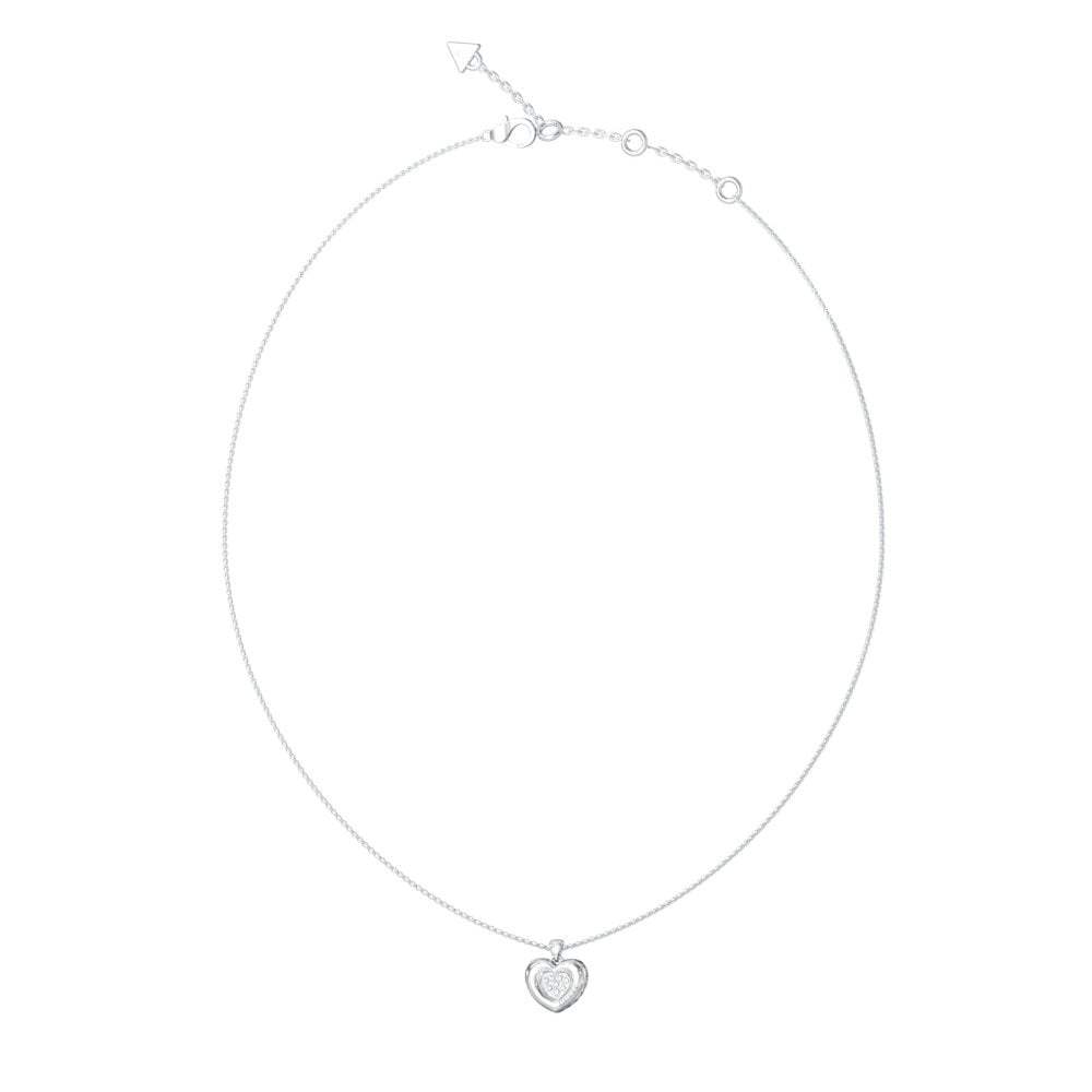 Guess Ladies Necklace UBN05463RH LOVE Crystal Heart Pendant - RRP £60.00 - Image 4