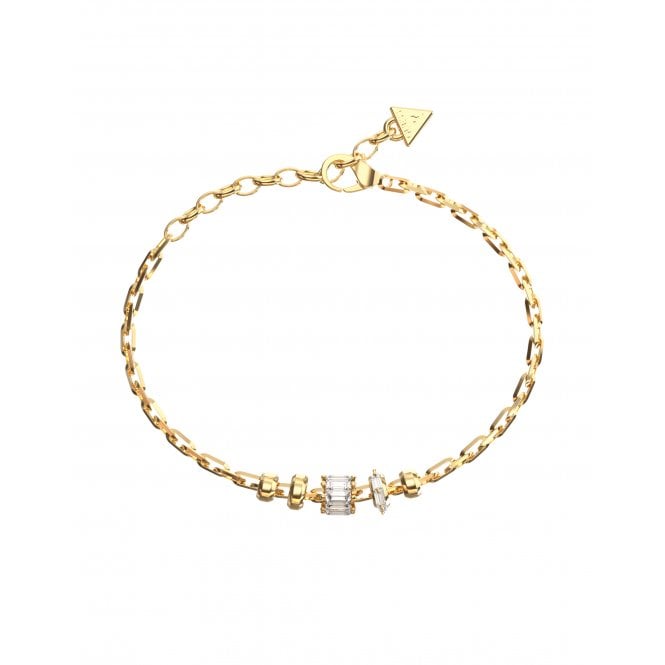 Guess Jewellery Guess Les Baguettes Gold Tone Bracelet 17.2 + 3.8cm
