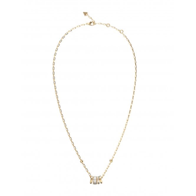 Guess Jewellery Guess Les Baguettes Gold Tone Necklace 40.7cm + 5cm