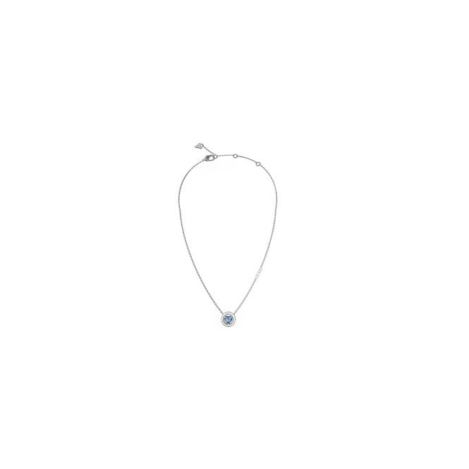 Guess Jewellery Guess M'ama Non M'ama Solitaire Crystal Heart Necklace 1cm, 40-45cm