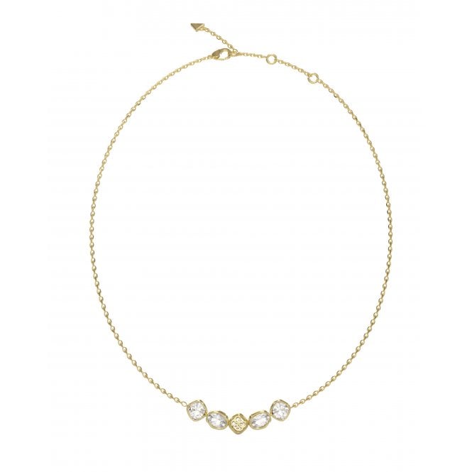 Guess Jewellery Guess Mamounia 4G Multi CZ Gold Tone Necklace 16-18