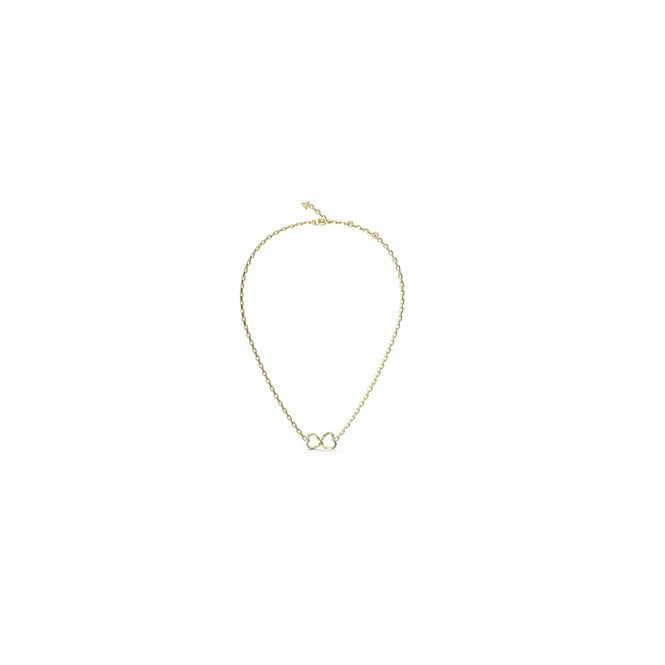 Guess Jewellery Guess Mon Amour Two Hearts Intertwined Gold Tone Necklace 2cm, 40-45cm