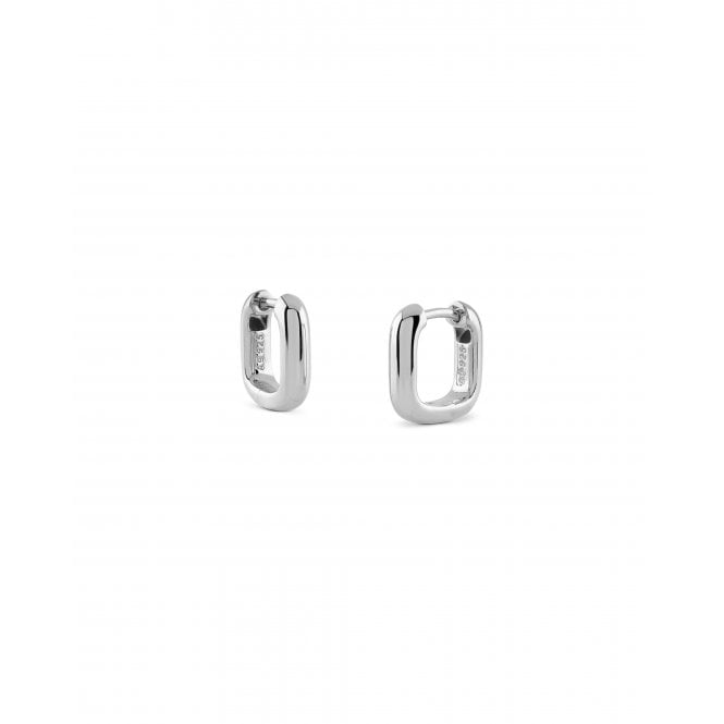 Guess Jewellery Guess Sterling Silver Nuances Huggie Hoop Earrings 13mm