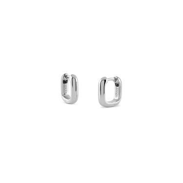 Guess Sterling Silver Nuances Huggie Hoop Earrings 13mm