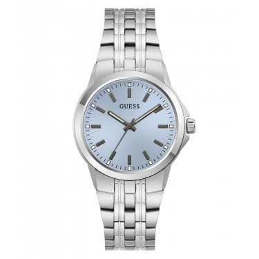 Guess Gents Archie Ice Blue Dial Stainless Steel Watch